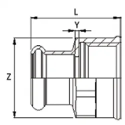 MarinePRES Feale adaptor technical