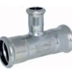 RACMET InoxPRES Reducing Tee 316L