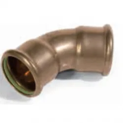 RACMET marinePRES CuproNickel 90/10 45° Elbow Female To Female