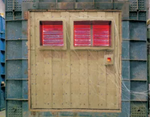 A60 dampers under test conditions