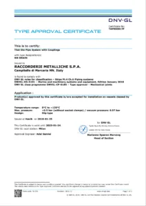 DNV-GL Drain Certification download