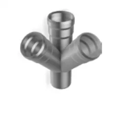 RACMET Drain - 316L Corner branch 45°
