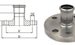 RACMET Inoxpres Adaptor Flange - PN6
