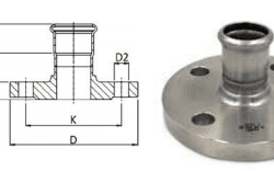 RACMET inoxPRES AISI 316L Adaptor Flange - PN16