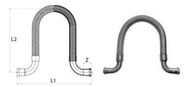 RACMET inoxPRES U-bend - Flexible Pipe