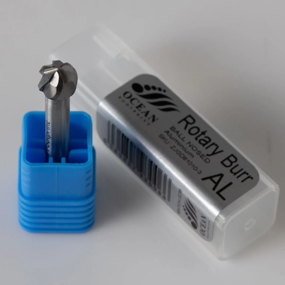 Ocean Footprint Ball Nose tip - Aluminium Cut TCT rotary Burr tool