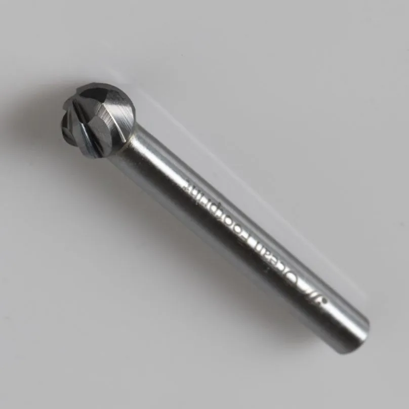 Ocean Footprint Ball Nose tip - Aluminium Cut TCT rotary Burr tool