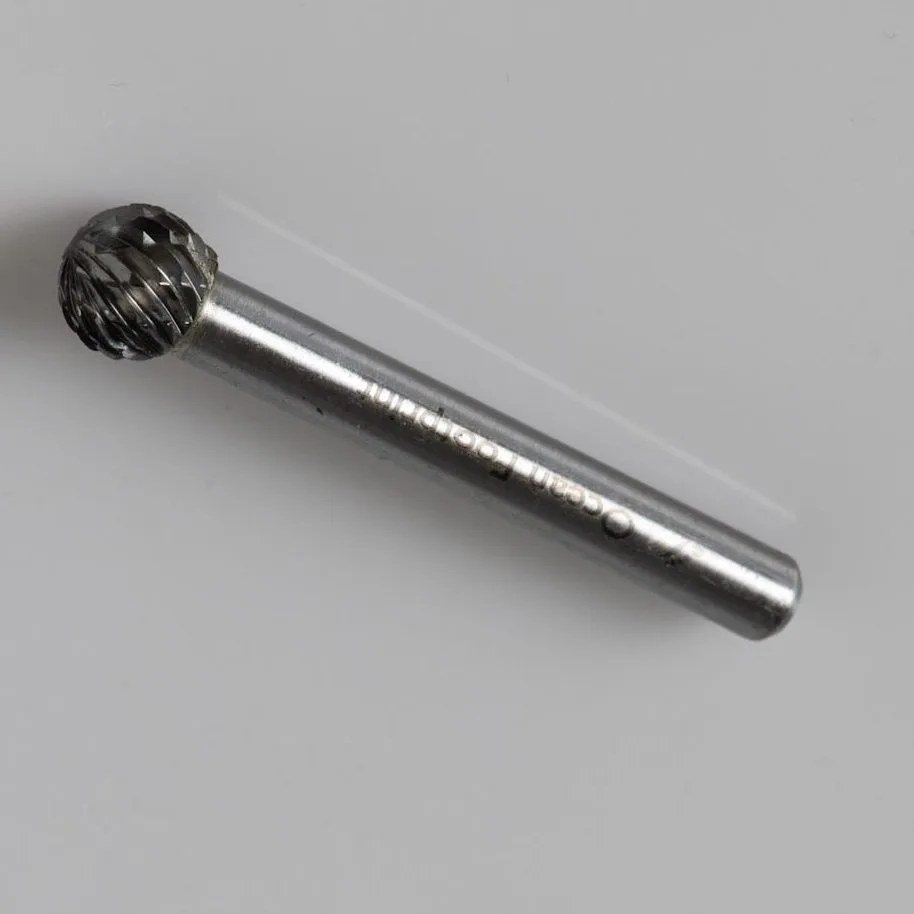 Ocean Footprint Ball Nose tip - Double Cut TCT rotary Burr tool